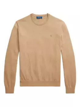 Джемпер с круглым вырезом POLO RALPH LAUREN, коричневый