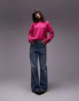 Джемпер с круглым вырезом ярко-розового цвета & Other Stories