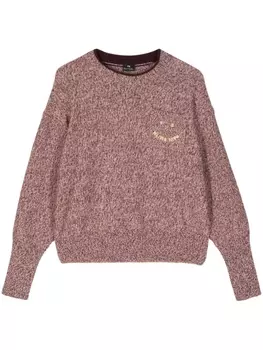 Джемпер с круглым вырезом с покетом PS Paul Smith, красный