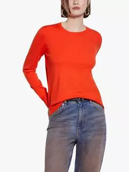 Джемпер с круглым вырезом SISLEY, красный