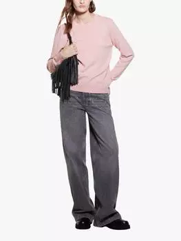 Джемпер с круглым вырезом SISLEY, розовый