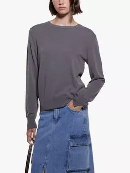 Джемпер с круглым вырезом SISLEY, серый