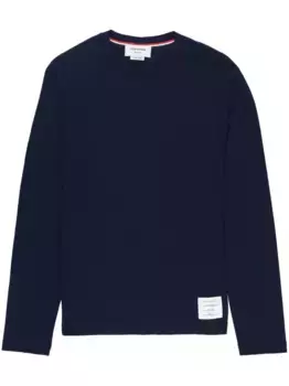 Джемпер с круглым вырезом THOM BROWNE, синий