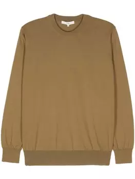 Джемпер с круглым вырезом Tibi, зеленый