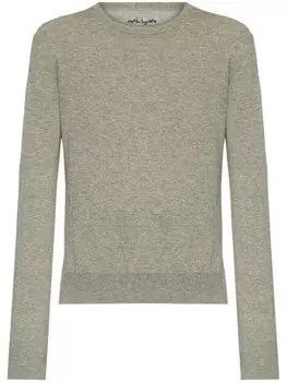 Джемпер с круглым вырезом Yohji Yamamoto, серый