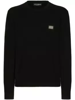 Джемпер с логотипом DOLCE & GABBANA, черный