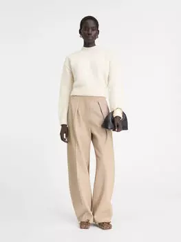 Джемпер с логотипом JACQUEMUS The Jacquemus knit, светло-бежевый