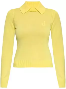 Джемпер с логотипом Jacquemus, желтый