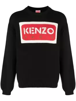 Джемпер с логотипом Kenzo, черный