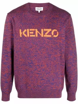 Джемпер с логотипом Kenzo, фиолетовый