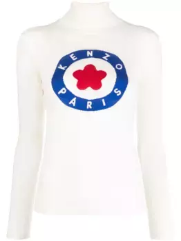 Джемпер с логотипом KENZO, нейтральный