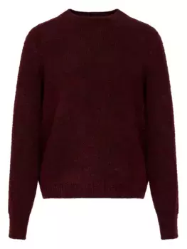 Джемпер с логотипом MAISON MARGIELA, красный