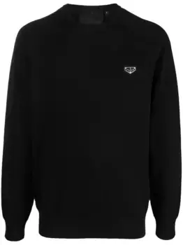 Джемпер с логотипом Philipp Plein, черный