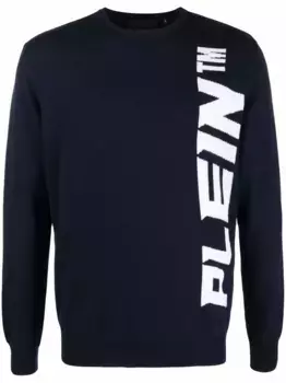 Джемпер с логотипом Philipp Plein, синий