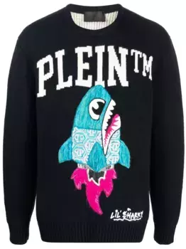 Джемпер с логотипом Philipp Plein, синий
