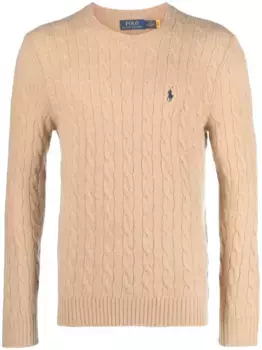 Джемпер с логотипом Polo Pony POLO RALPH LAUREN, коричневый