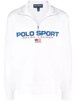 Джемпер с логотипом Polo Ralph Lauren, белый