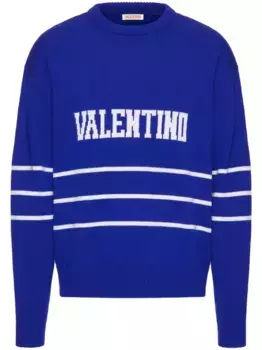 Джемпер с логотипом VALENTINO GARAVANI, синий