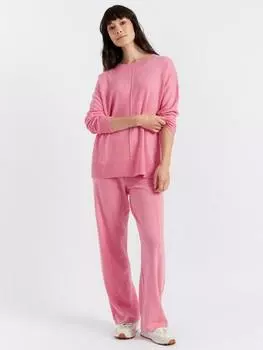 Джемпер с напуском из шерсти и кашемира Chinti & Parker, цвет Punch Pink