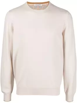 Джемпер с нашивками на локтях Fileria, нейтральный цвет