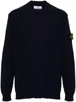 Джемпер с нашивкой Compass Stone Island, синий
