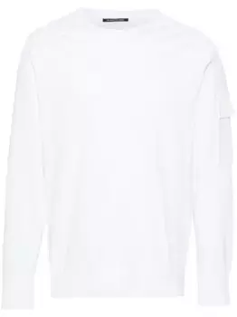 Джемпер с нашивкой-логотипом C.P. Company, белый