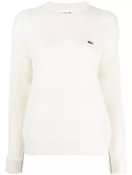 Джемпер с нашивкой-логотипом Lacoste, белый