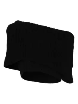 Джемпер с открытыми плечами Monse, черный