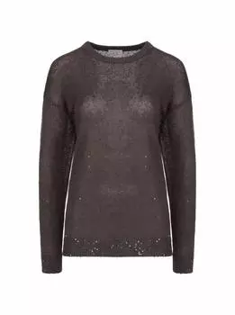 Джемпер с пайетками Brunello Cucinelli