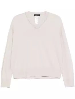 Джемпер с пайетками Fabiana Filippi, нейтральный цвет