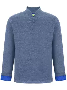 Джемпер с подкладкой из шелка Shanghai Tang, синий