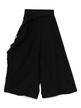 Джемпер с подтяжками Y's, черный