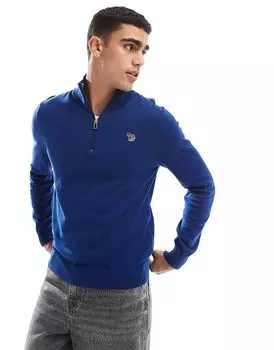 Джемпер с полумолнией и логотипом зебры в темно-синем цвете PS Paul Smith