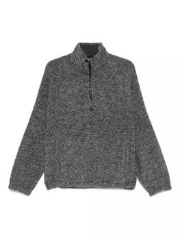 Джемпер с полумолнией Stssy, серый