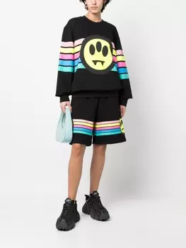 Джемпер с принтом BARROW, черный