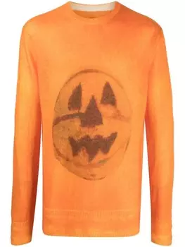 Джемпер с принтом Ceramics Givenchy, оранжевый