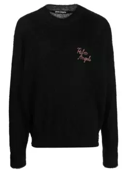 Джемпер с принтом PALM ANGELS, черный