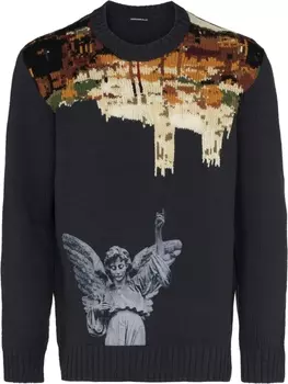 Джемпер с принтом Undercover, синий