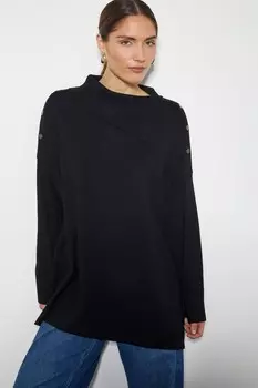 Джемпер с пуговицами Beth Monsoon, черный