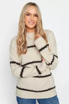 Джемпер с размытыми полосками Long Tall Sally