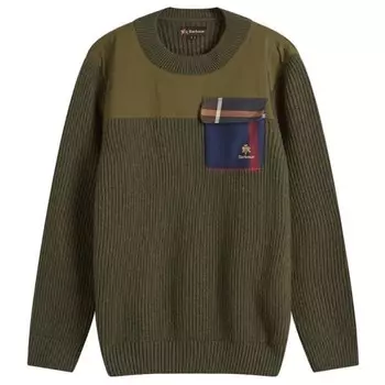 Джемпер с рисунком «крылышки» от X baracuta miller Barbour, зеленый