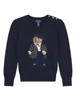Джемпер с рисунком медведя от POLO RALPH LAUREN KIDS, синий