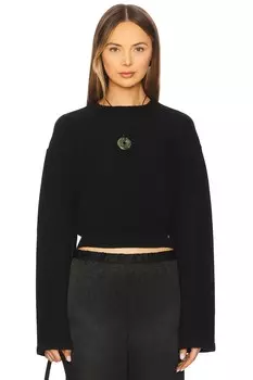 Джемпер с рукавами "колокол" Aexae, black