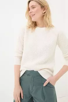 Джемпер с текстурой Fatface Fat Face, белый