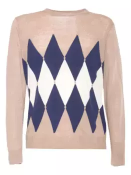 Джемпер с узором Ballantyne, розовый