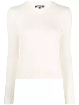 Джемпер с V-образным вырезом Barbara Bui, нейтральный цвет