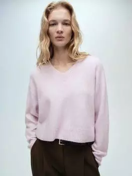 Джемпер с v-образным вырезом higo Mango, цвет Pastel Purple