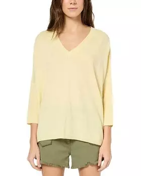 Джемпер с V-образным вырезом Jubilee из кашемира Gerard Darel, желтый