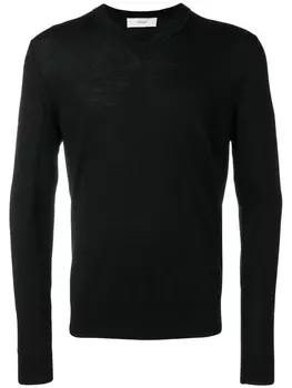 Джемпер с V-образным вырезом Pringle of Scotland, черный