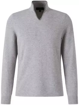 Джемпер с V-образным вырезом Sease, серый